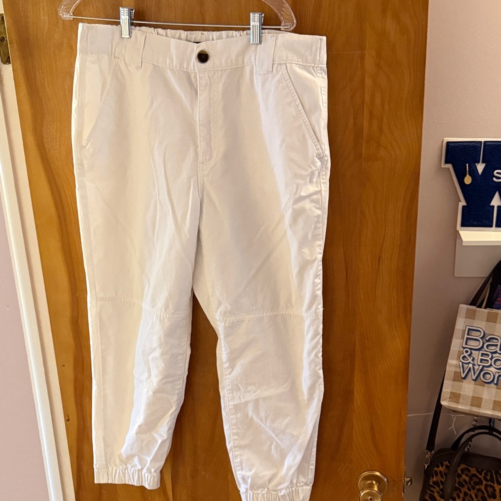 U.S. Polo Assn. White Jogger Pants